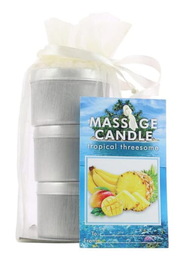 Tropical Threesome Massge Candle Set