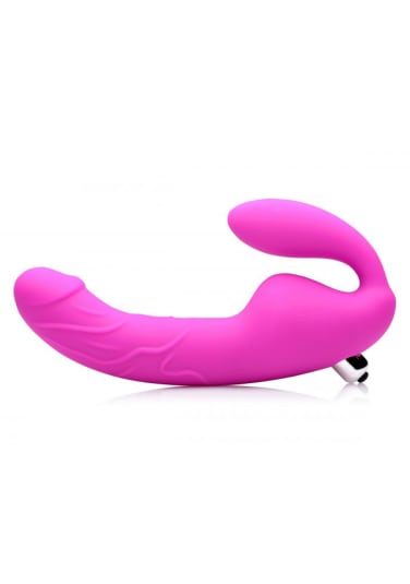 Royal Rider Vibrating Silicone Strapless Strap-On Dildo