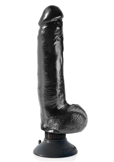 King Cock 9" Vibrating Cock with Balls