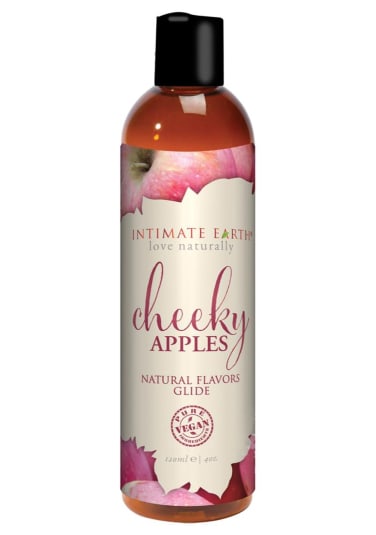 Intimate Earth Natural Flavors Glide - Cheeky Apples