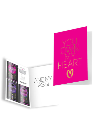 Naughty Notes Greeting Card "You Own My Heart"