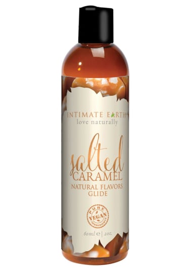 Intimate Earth Natural Flavors Glide - Salted Caramel