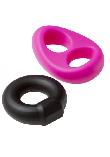 Pro Sensual Silicone Tear Drop Ring and Donut Sling - 2 Pack