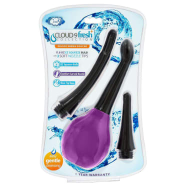 Fresh + Deluxe Anal Soft Tip Enema Douche Set