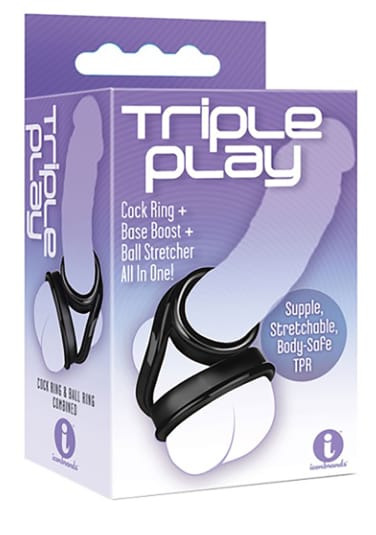 The 9's Triple Ring Cock Ring