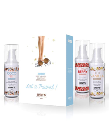 Exsens of Paris Let's Travel Massage Oil Set