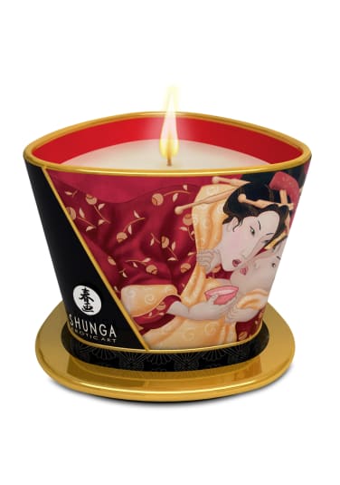 Massage Candle - Romance - Sparkling Strawberry Wine