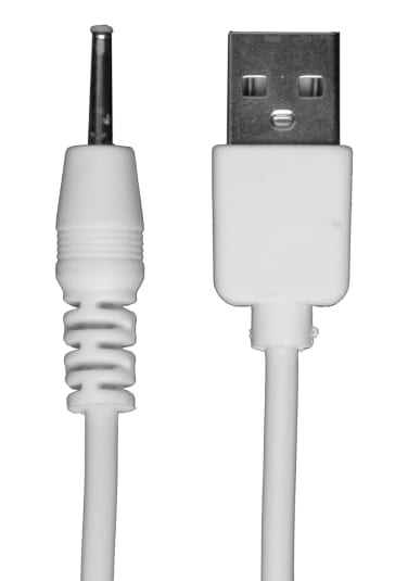USB Pin Charger Cord (Vibrating Pussy Pump) - White