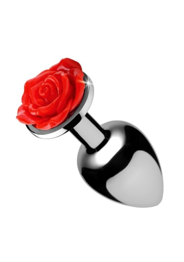 Red Rose Anal Plug