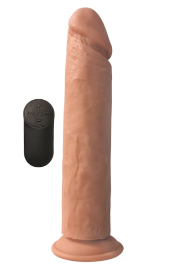 Big Shot 10" Silicone Vibrating Dildo