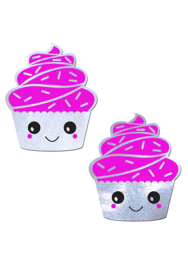 Cupcake Glittery Frosting Nipple Pasties