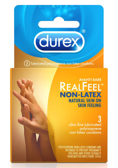 Durex Avanti Real Feel Non-Latex Lubricated Condoms - 3 Pack