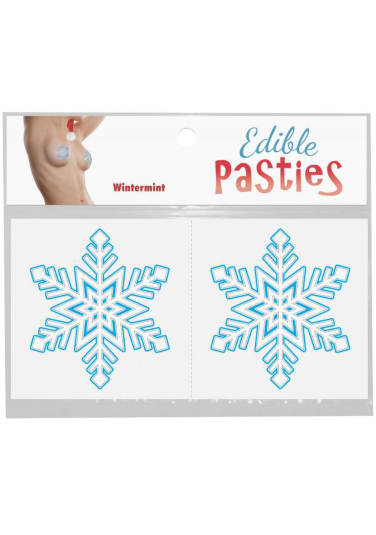 Snowflake Edible Pasties - Wintermint
