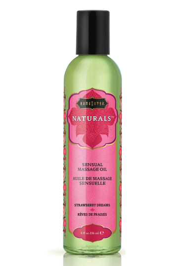 Naturals Sensual Massage Oil - Strawberry Dreams