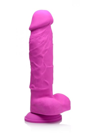 Power Pecker 7-Inch Silicone Dildo with Balls