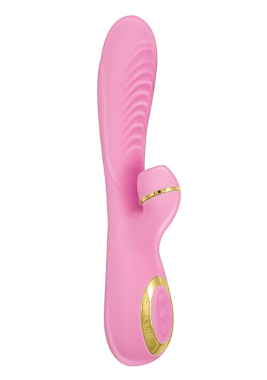 Vibes Of New York Ribbed Suction Massager