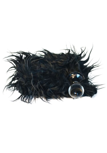 Crystal Delights Minx Tail Plug - Mongolian Black