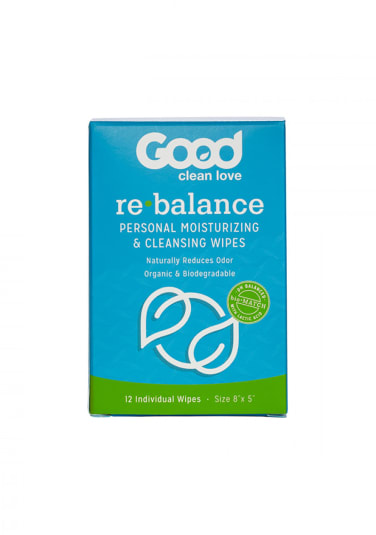 Good Clean Love Rebalance Cleansing Wipes 12 ct.