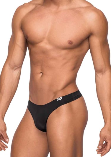 Seamless Sleek Thong with Sheer Pouch