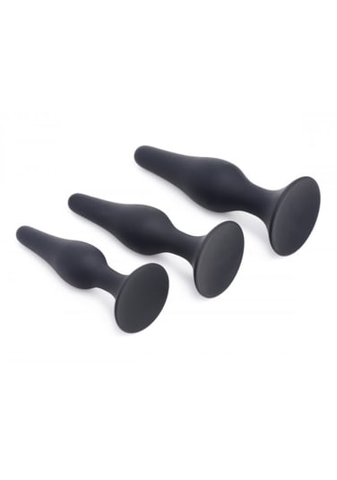 Triple Spire Tapered Silicone Anal Trainer Set