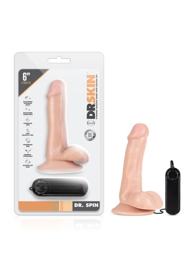 Dr. Skin - Dr. Spin - Gyrating Realistic Dildo
