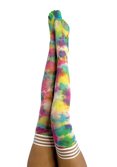 Gilly Tie Dye Thigh Highs