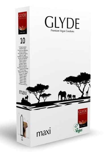 Glyde Ultra Maxi Vegan Condoms 10 Pack