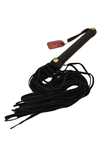 Bound Nubuck Leather Flogger
