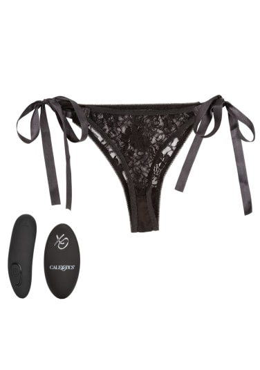 Remote Control Lace Thong Set