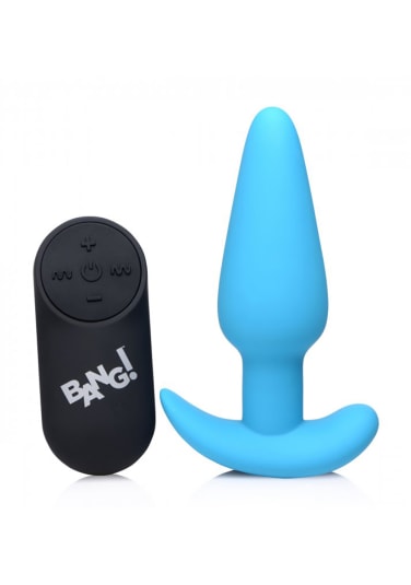 Remote Control 21X Vibrating Silicone Butt Plug