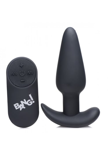 Remote Control 21X Vibrating Silicone Butt Plug