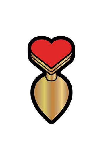 Heart Butt Plug Pin