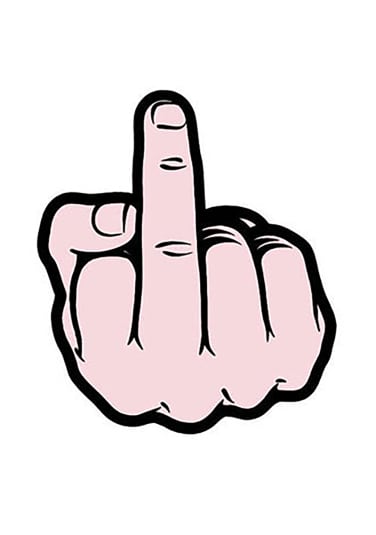 Middle Finger Pin