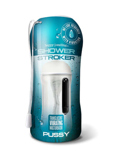 Happy Ending Vibrating Shower Stroker - Pussy