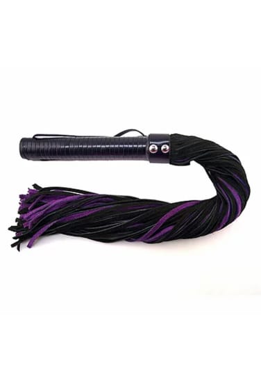 Long Suede Flogger with Leather Handle