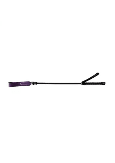 Short Leather Riding Crop Slim Tip