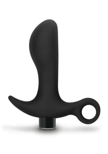 Anal Adventures Platinum - Silicone Vibrating Prostate Massager 01