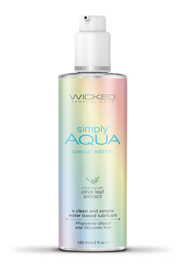 Wicked Simply Aqua - Special Edition Water-Based Lubricant