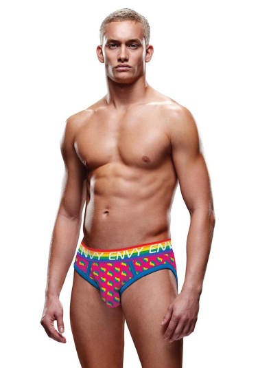 Envy Rainbow Hearts Bubble Butt Jock