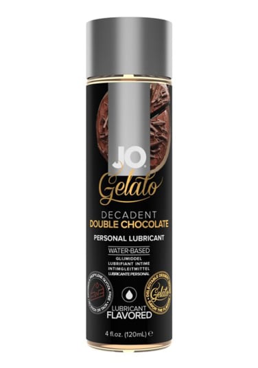 JO Gelato Water-Based Flavored Lubricant - Decadent Double Chocolate