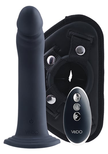 Diki Vibrating Dildo with Harness