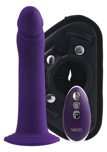 Diki Vibrating Dildo with Harness