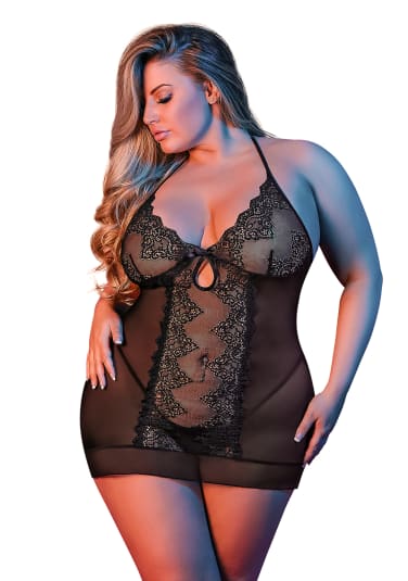 Chemise and G-String Set - Queen Size