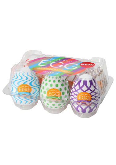 Tenga Easy Beat Egg 6-Pack - Wonder