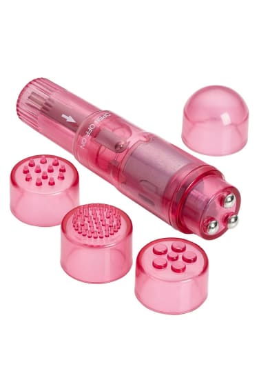 Mini Massager Pocket Rocket with 4 Attachments