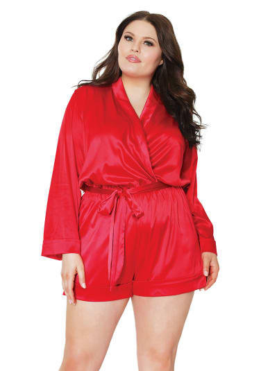 Satin Romper - Queen Size