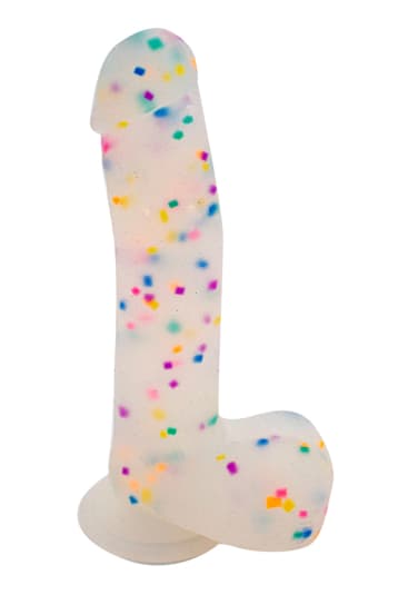 Get Lucky Confetti Cock - 8.5"