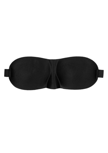 Ouch! Satin Curvy Eye Mask with Elastic Straps