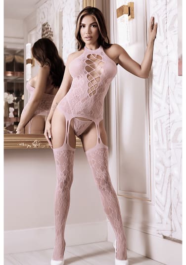 Blushing Beauty Bodystocking and G-String