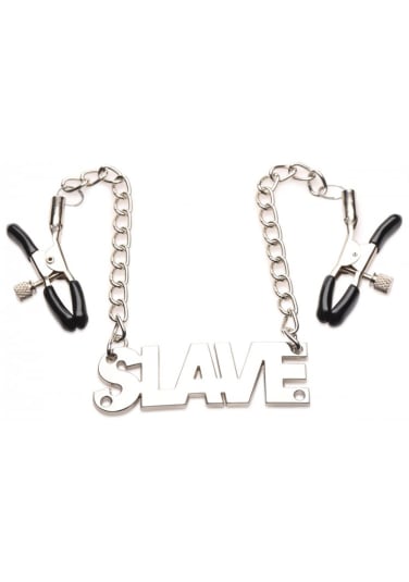 Enslaved Slave Chain Nipple Clamps